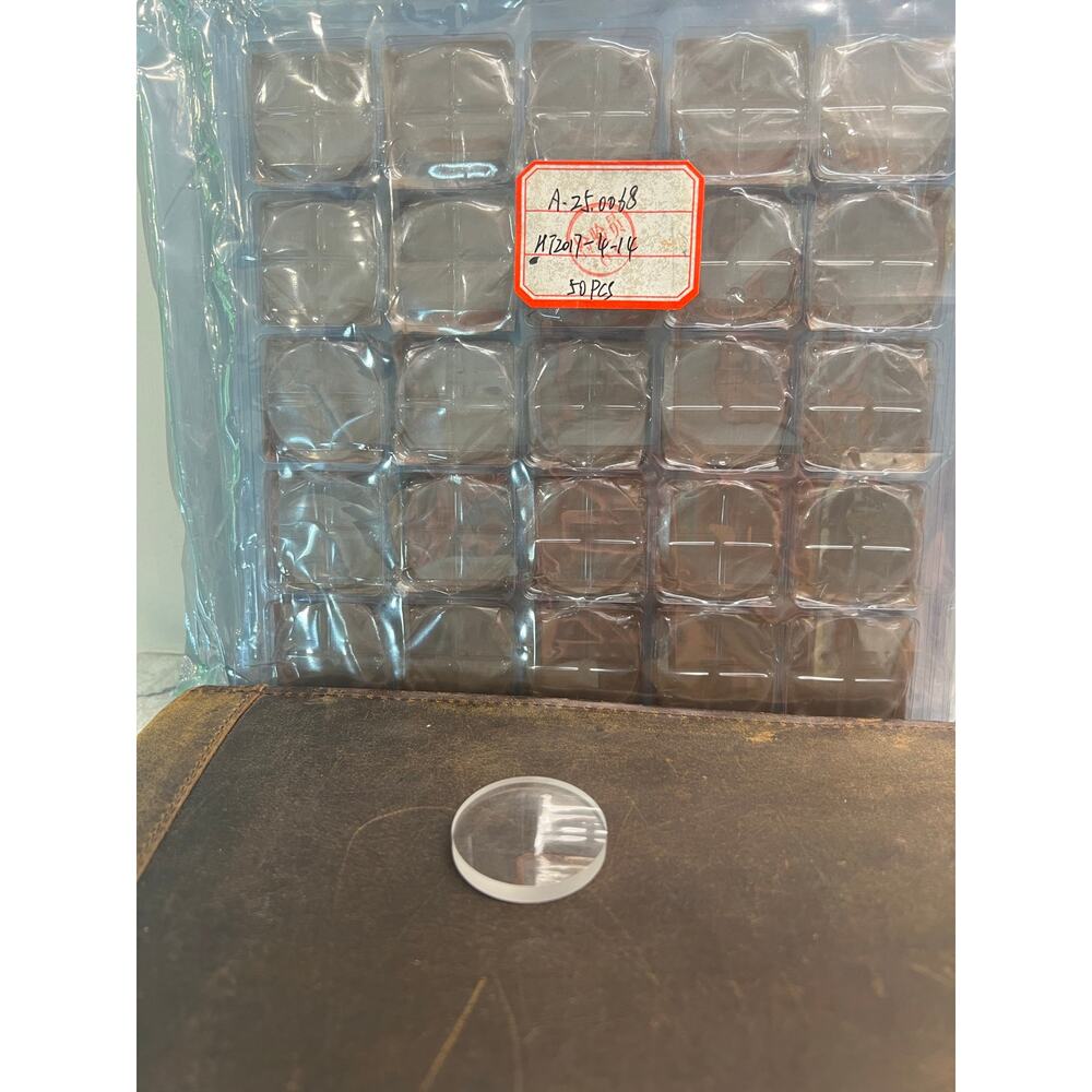 Set of 50 Optical Flats 1.25” JL